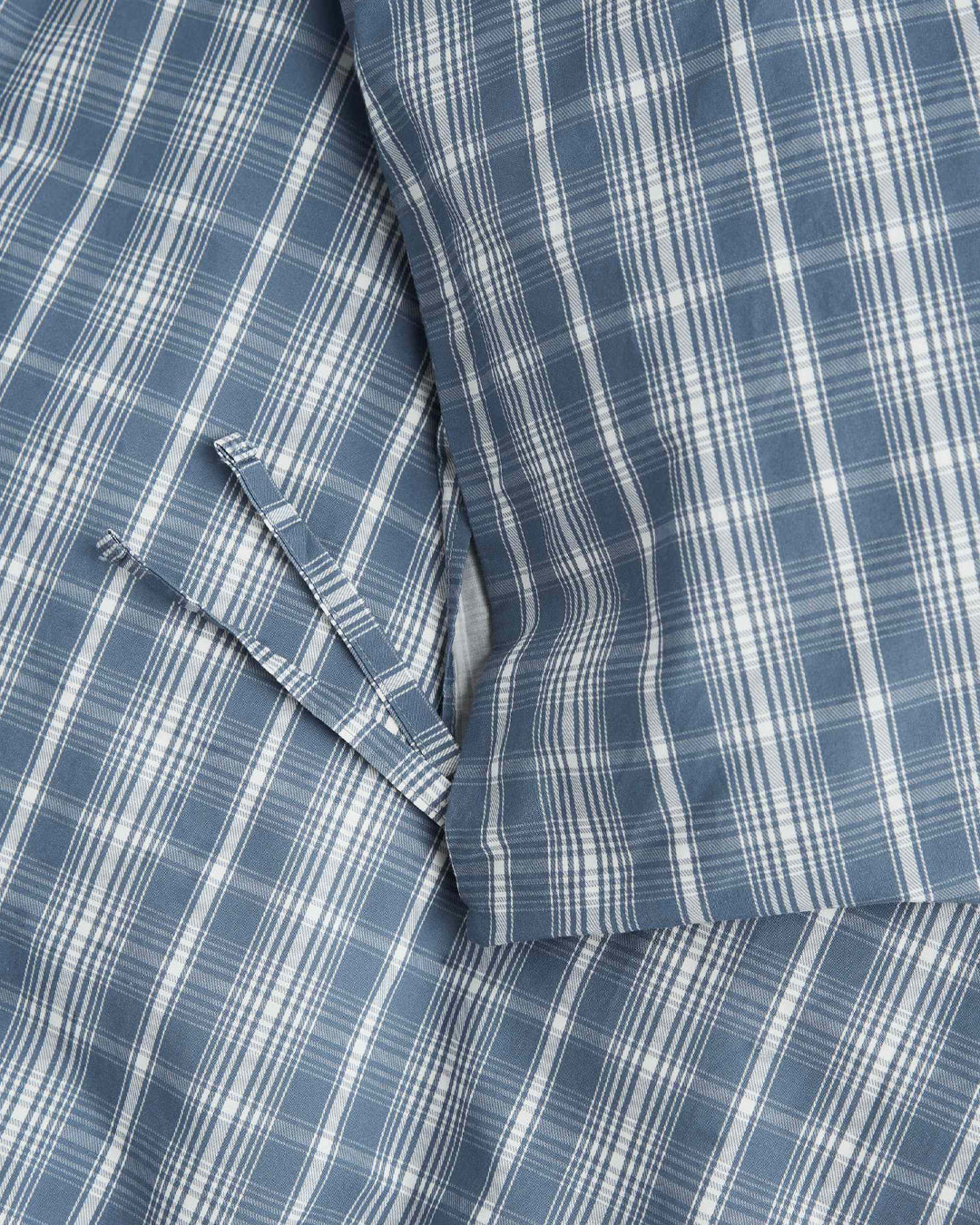 Douglas Checks Percale Duvet Cover