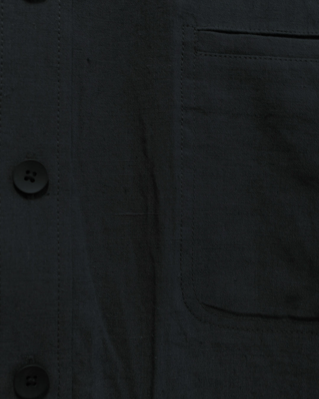 Petrol Fine Linen Silk Easy Shirt