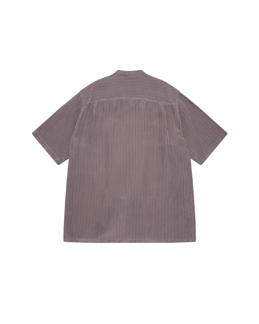 Grey Cupra Stripe Garment Dyed Short Sleeve Shirt