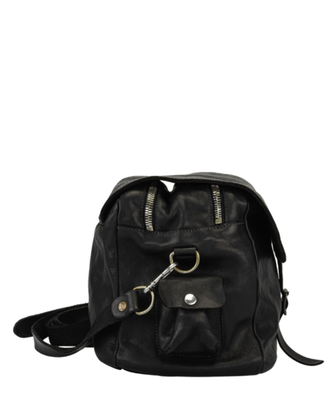 Black Horse Leather BR03 Zipped Bag