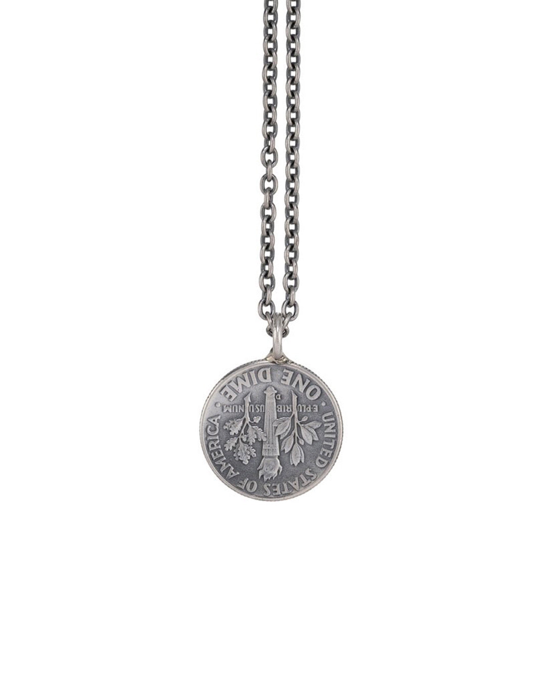 10¢ Brass Peace Pendant Necklace