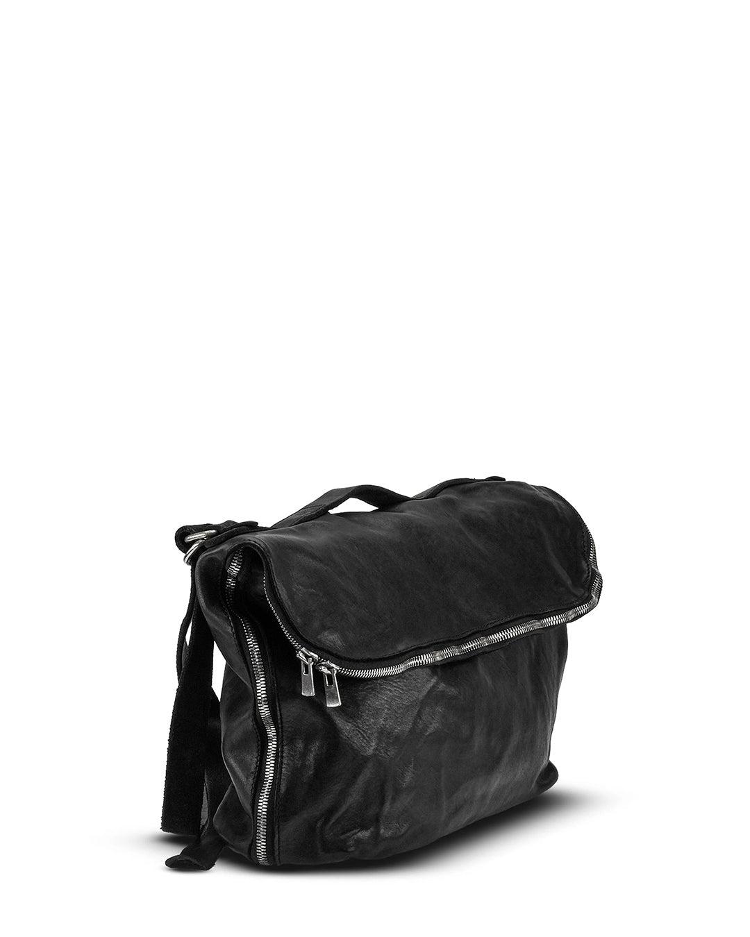 Black Horse Leather M10 Messenger Bag