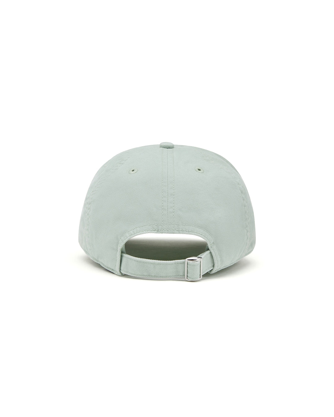 Aqua Cotton Canvas Embroidered Logo Cap