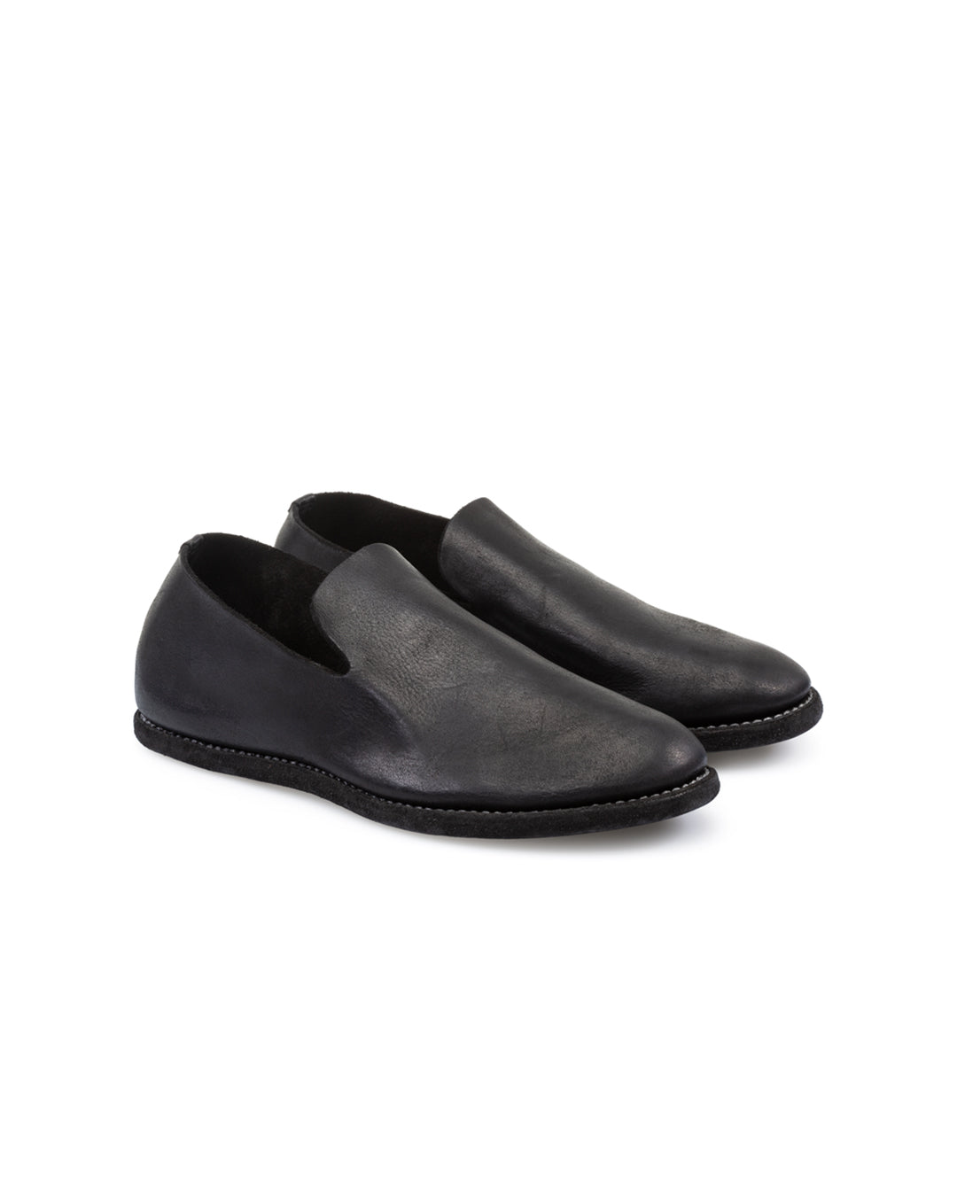 Black Calf Leather E28 Slip On