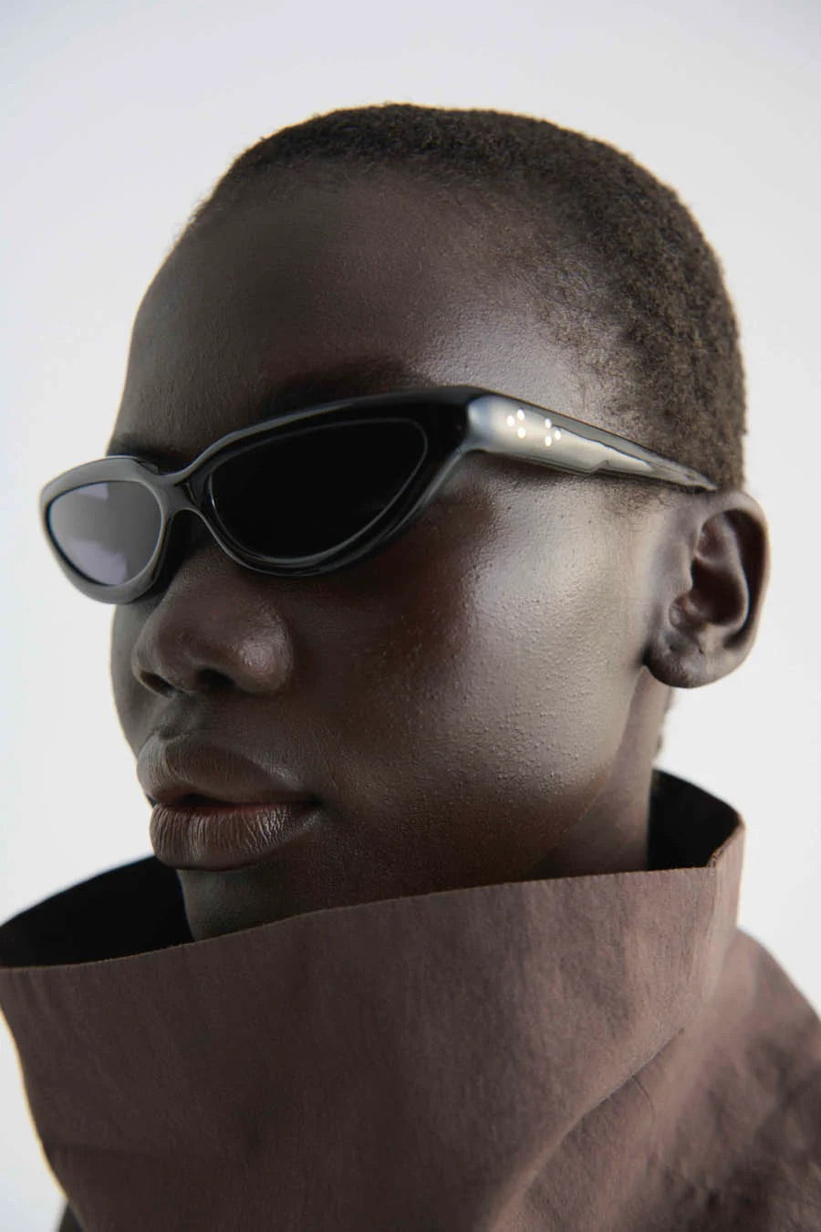 FANNA Black Acetate with Black Lens