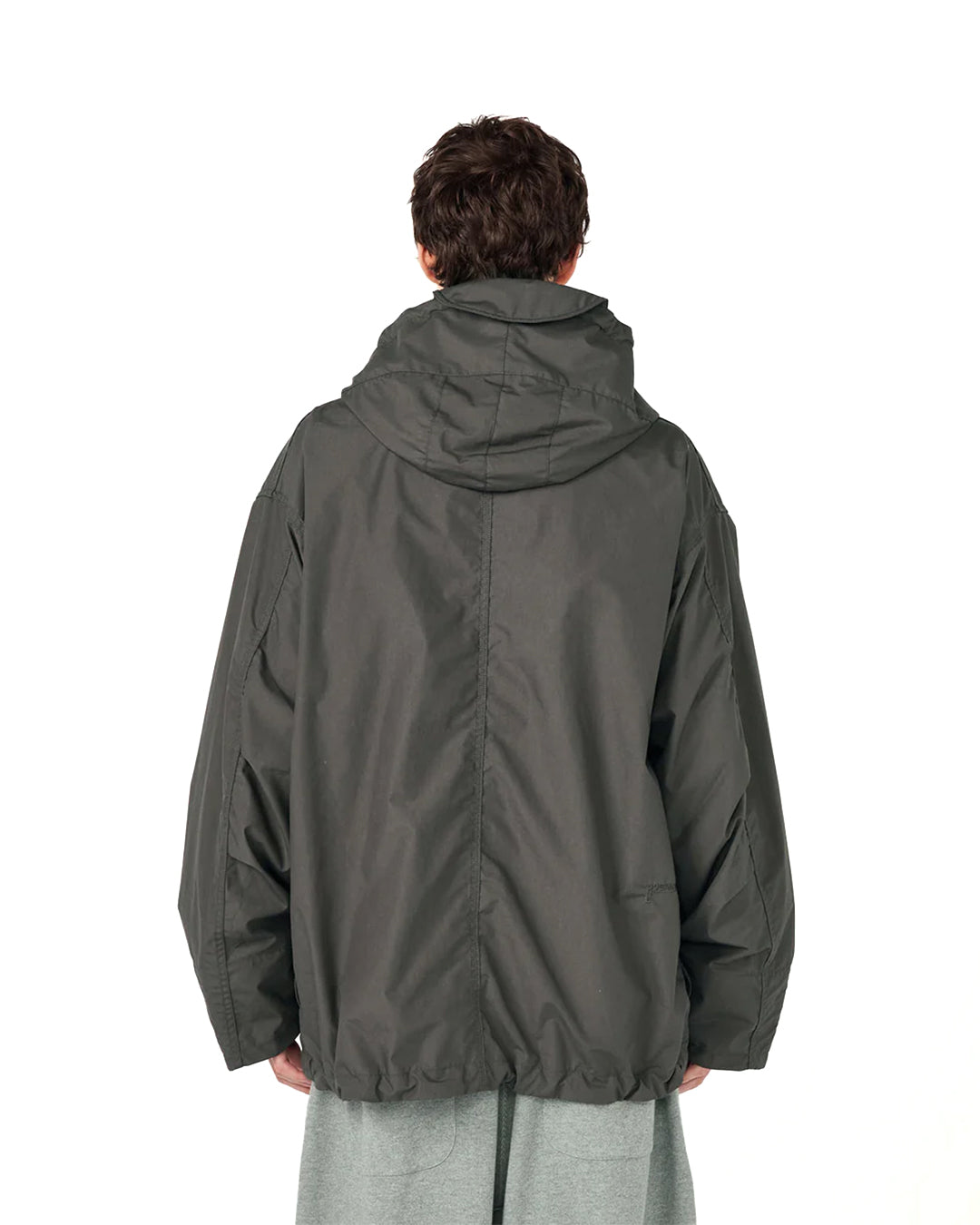Charcoal Hooded Deck Jacket