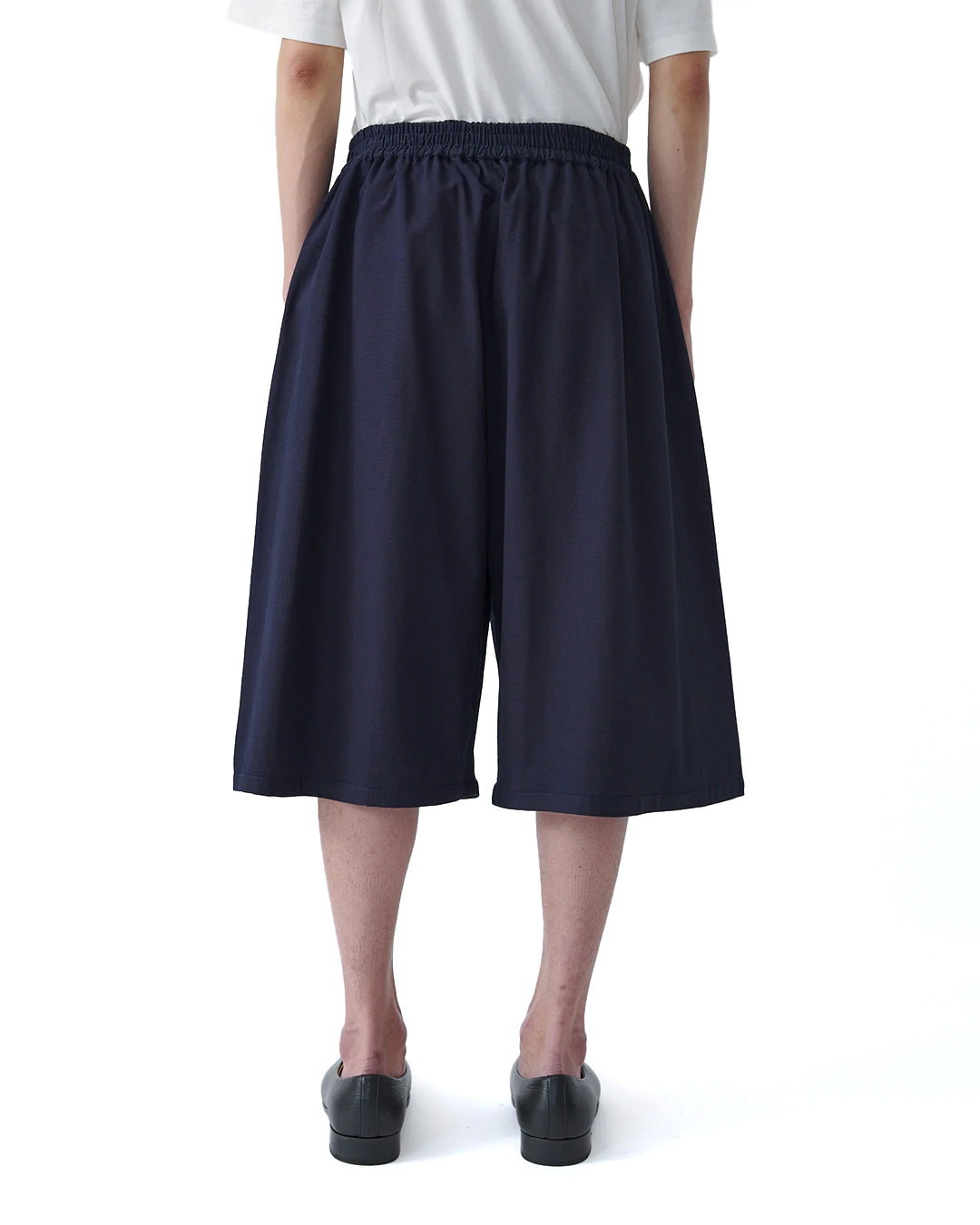 Indigo Cotton Ripstop Oversized Long Factor Shorts