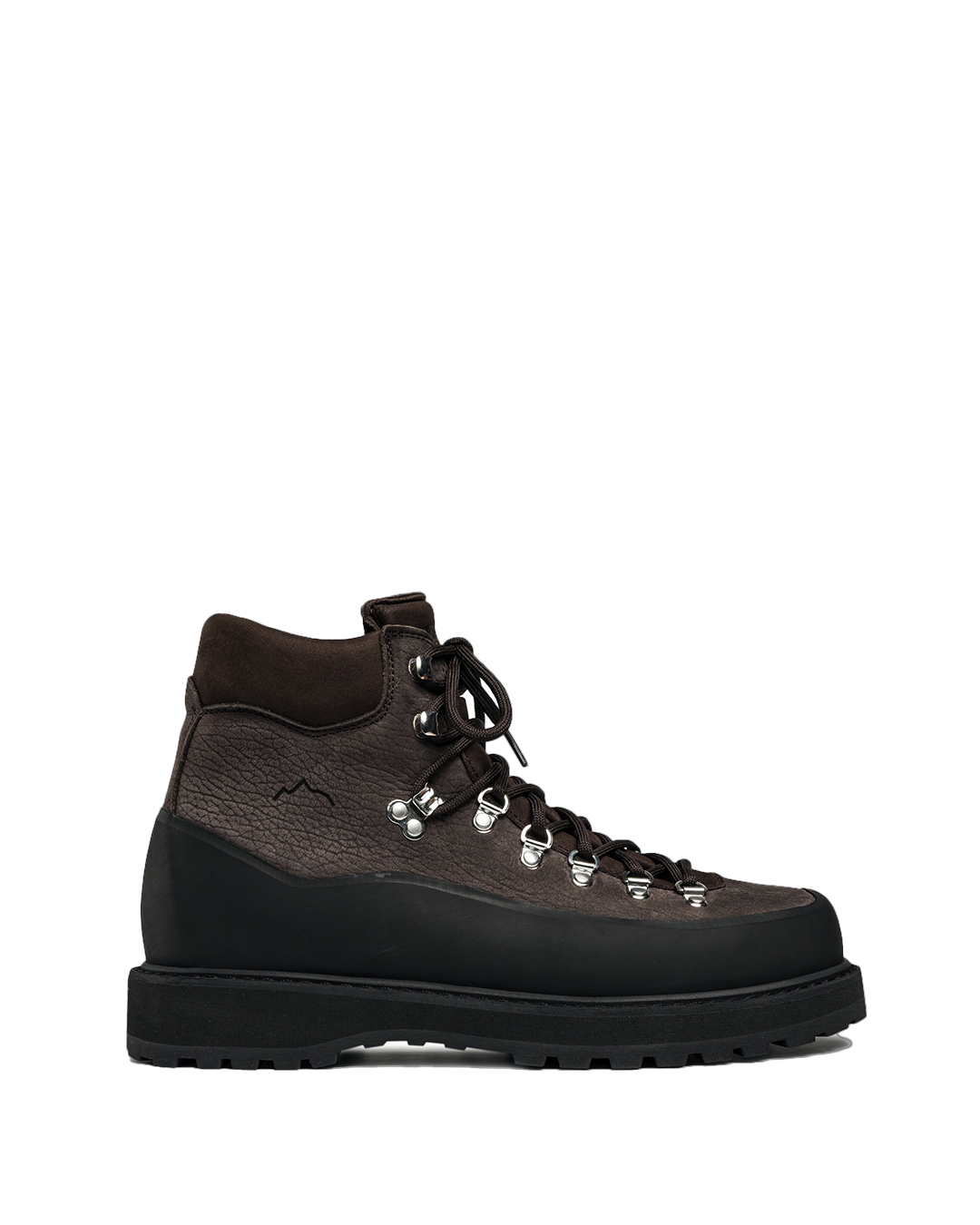 Dark Fallow Structured Nubuck Roccia Vet Gomma Hiking Boots