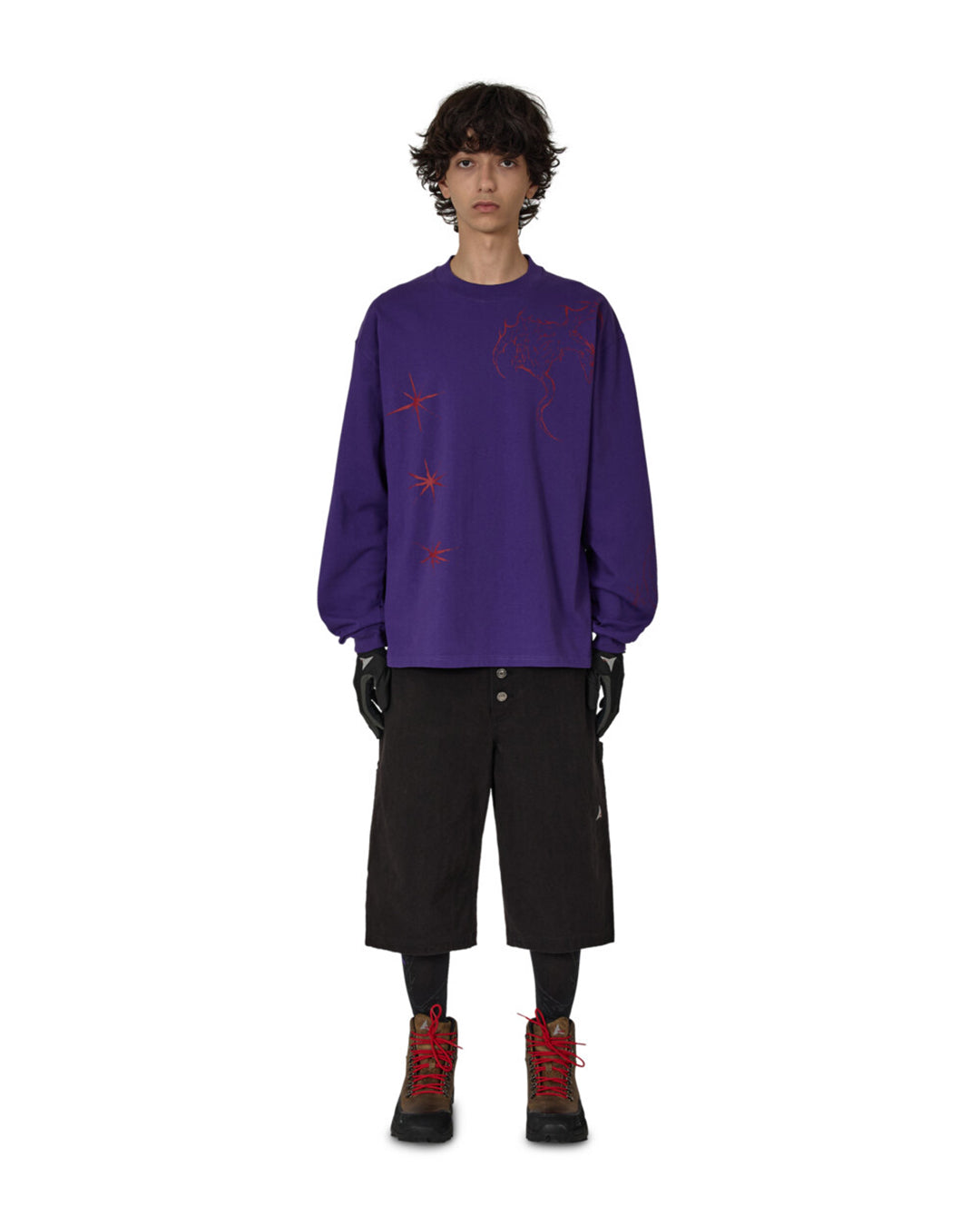 Washed Black Ash Canvas Shorts