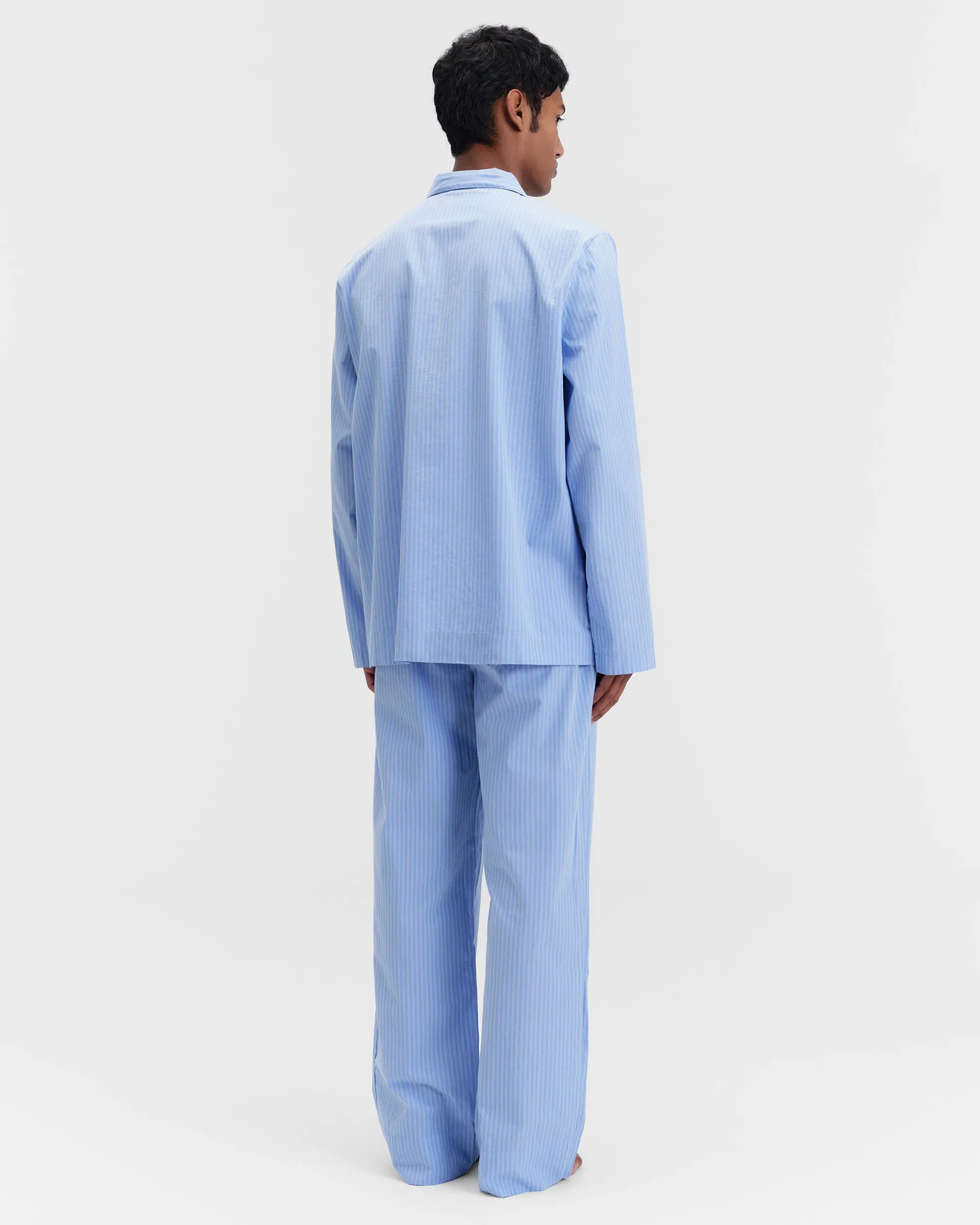 Pin Stripes Cotton Poplin Pyjamas Pants