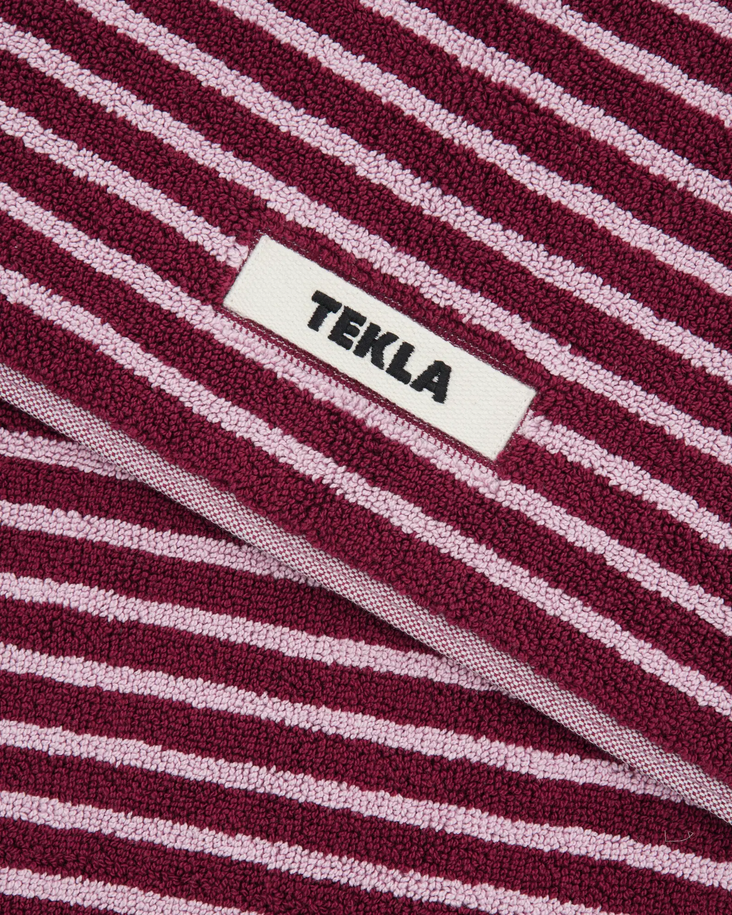 Red & Rose Terry Bath Mat