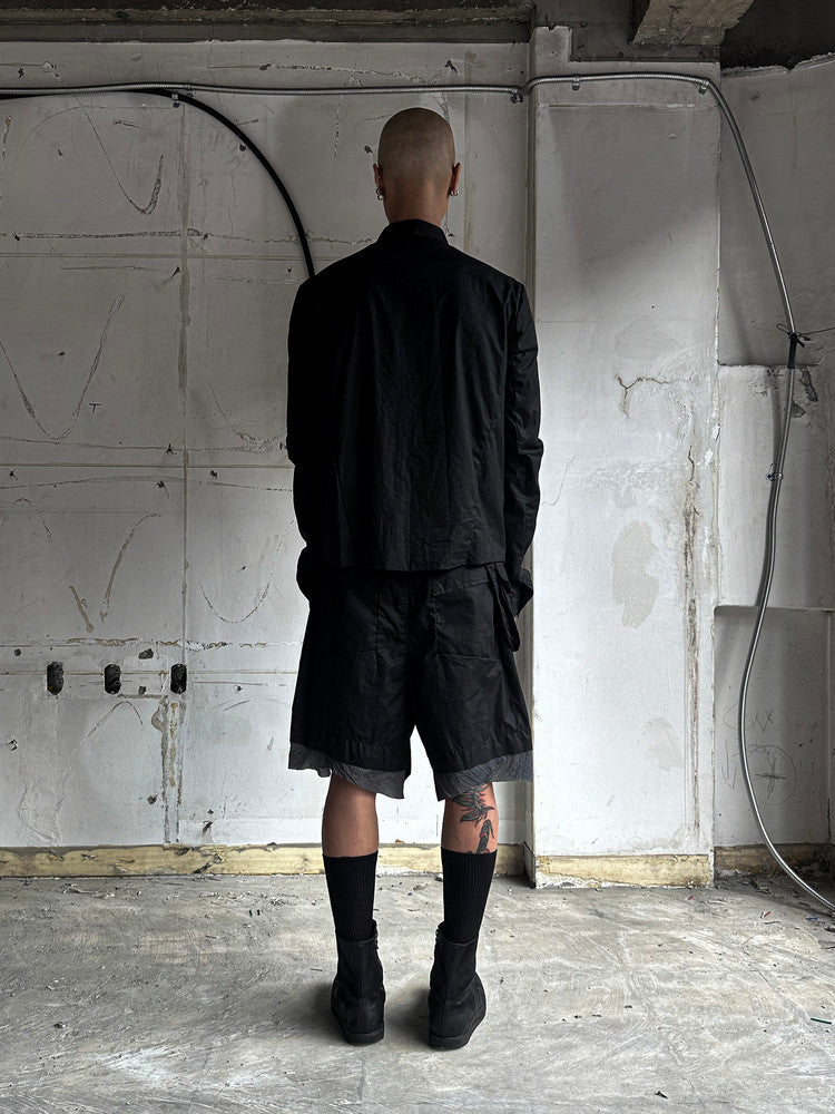 Black Waxed Single Shirt