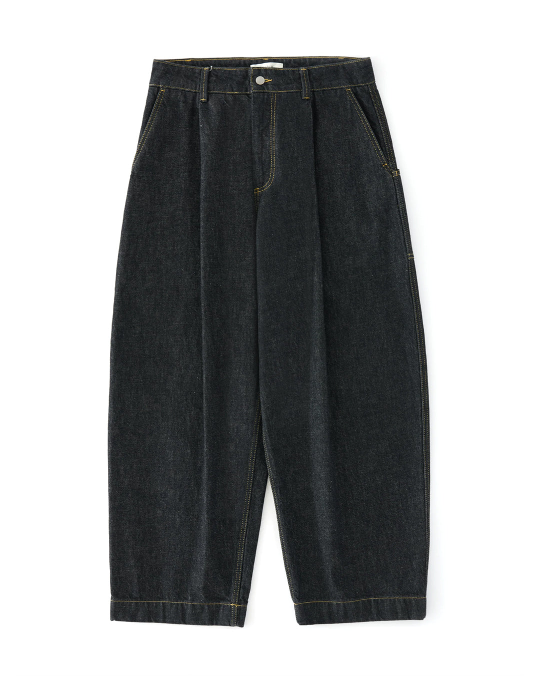 Black Bridges Pleated Carpenter Pant