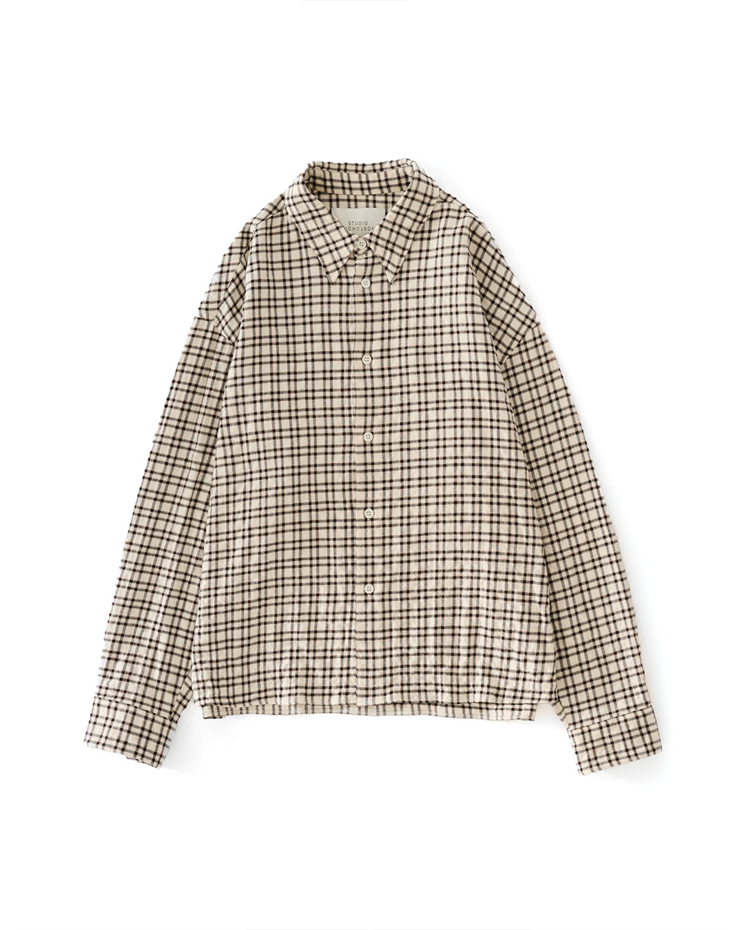 Canvas/Black Check Nostra Long Sleeve Shirt