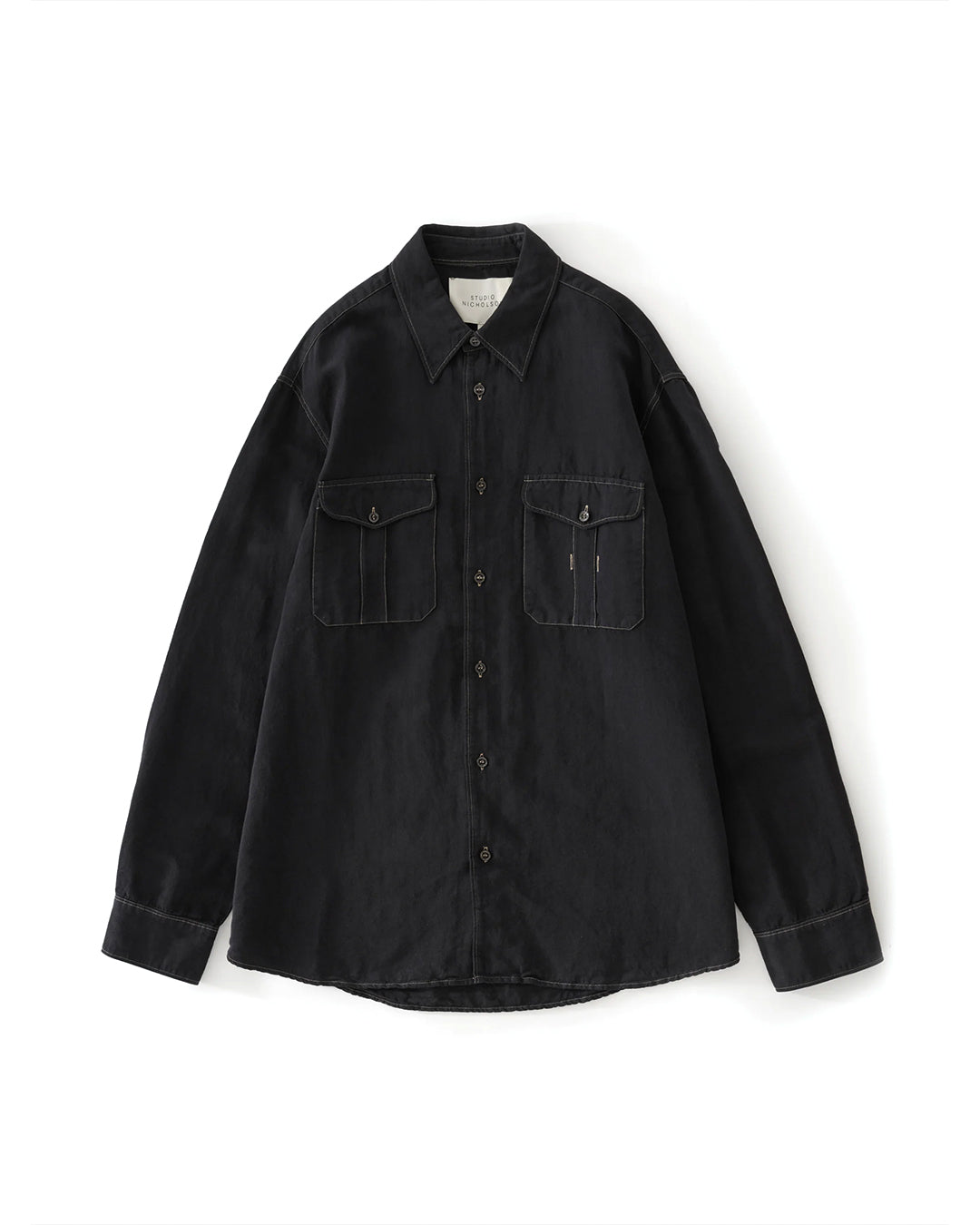 Black Grape Louro Utility Pocket Shirt