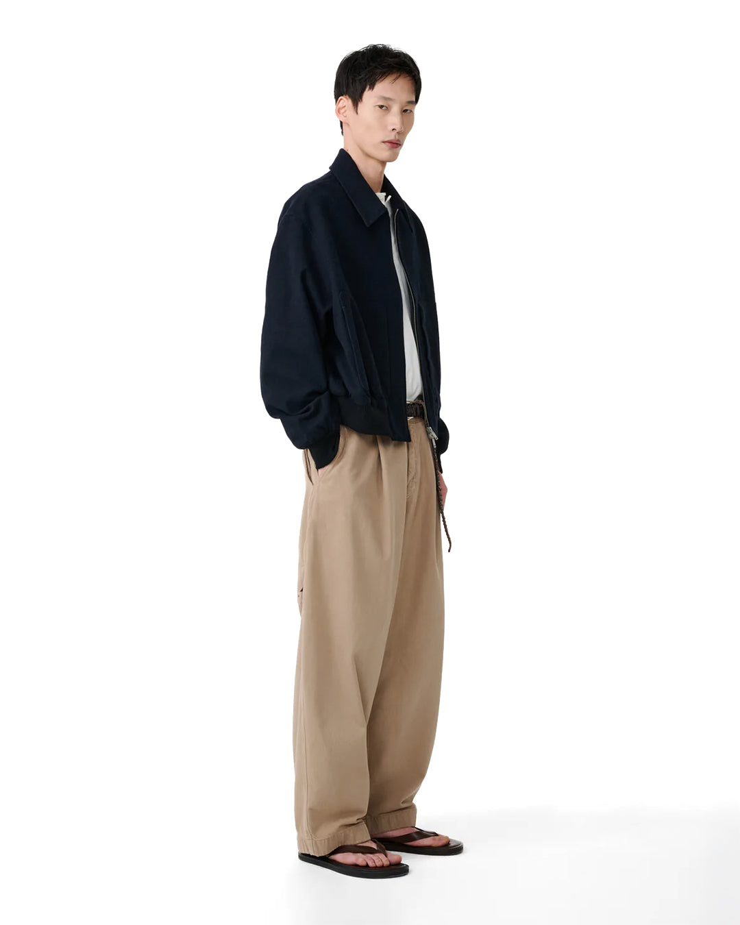 Parcel Bridges Pleated Carpenter Pant