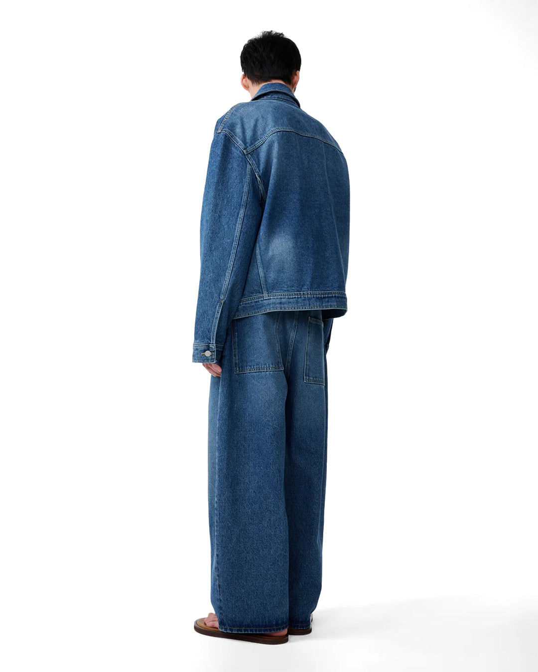 Worn Wash Indigo Paolo Volume Jean