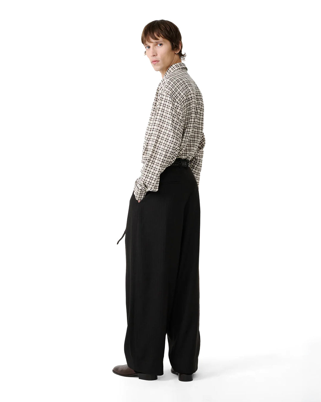 Espresso Line Double Pleat Volume Pant