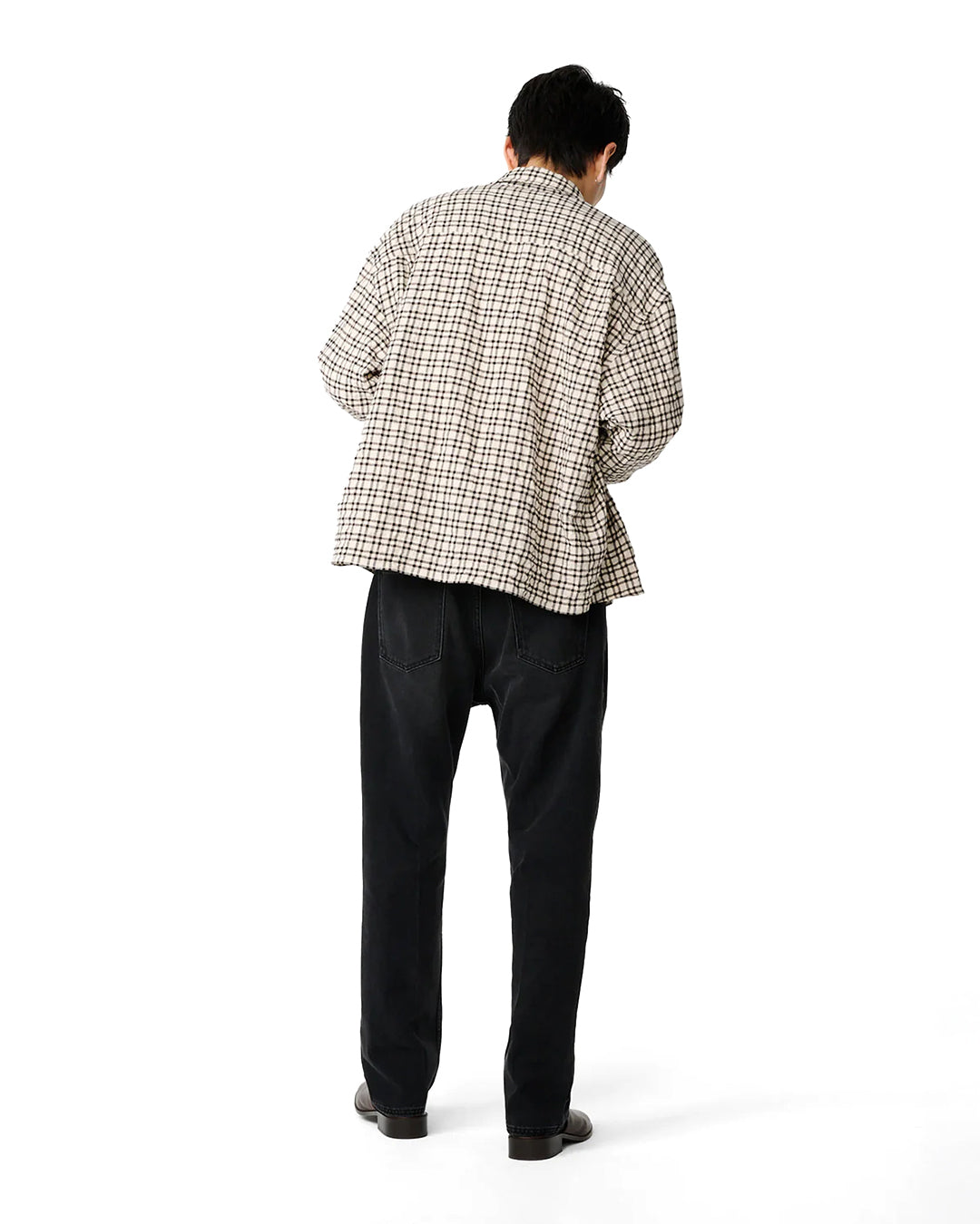 Canvas/Black Check Nostra Long Sleeve Shirt