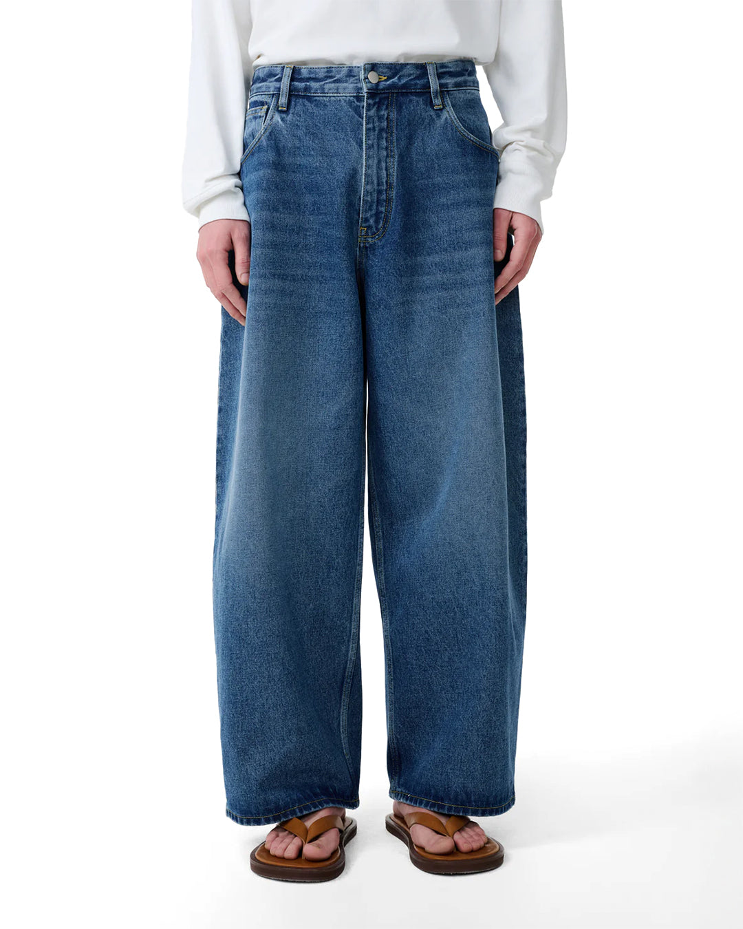 Worn Wash Indigo Paolo Volume Jean