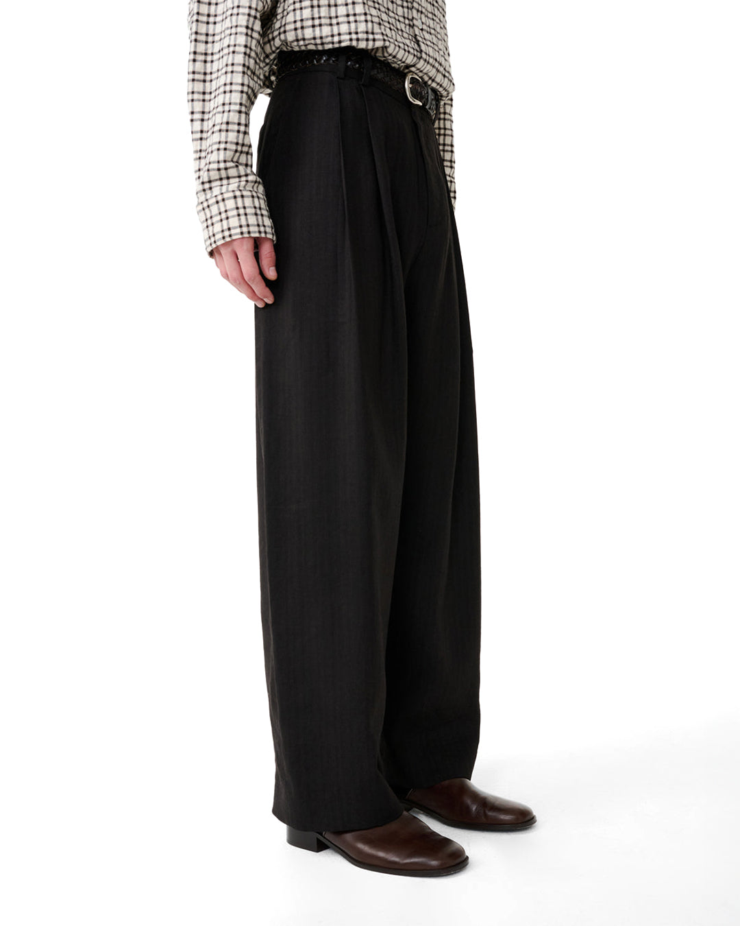 Espresso Line Double Pleat Volume Pant