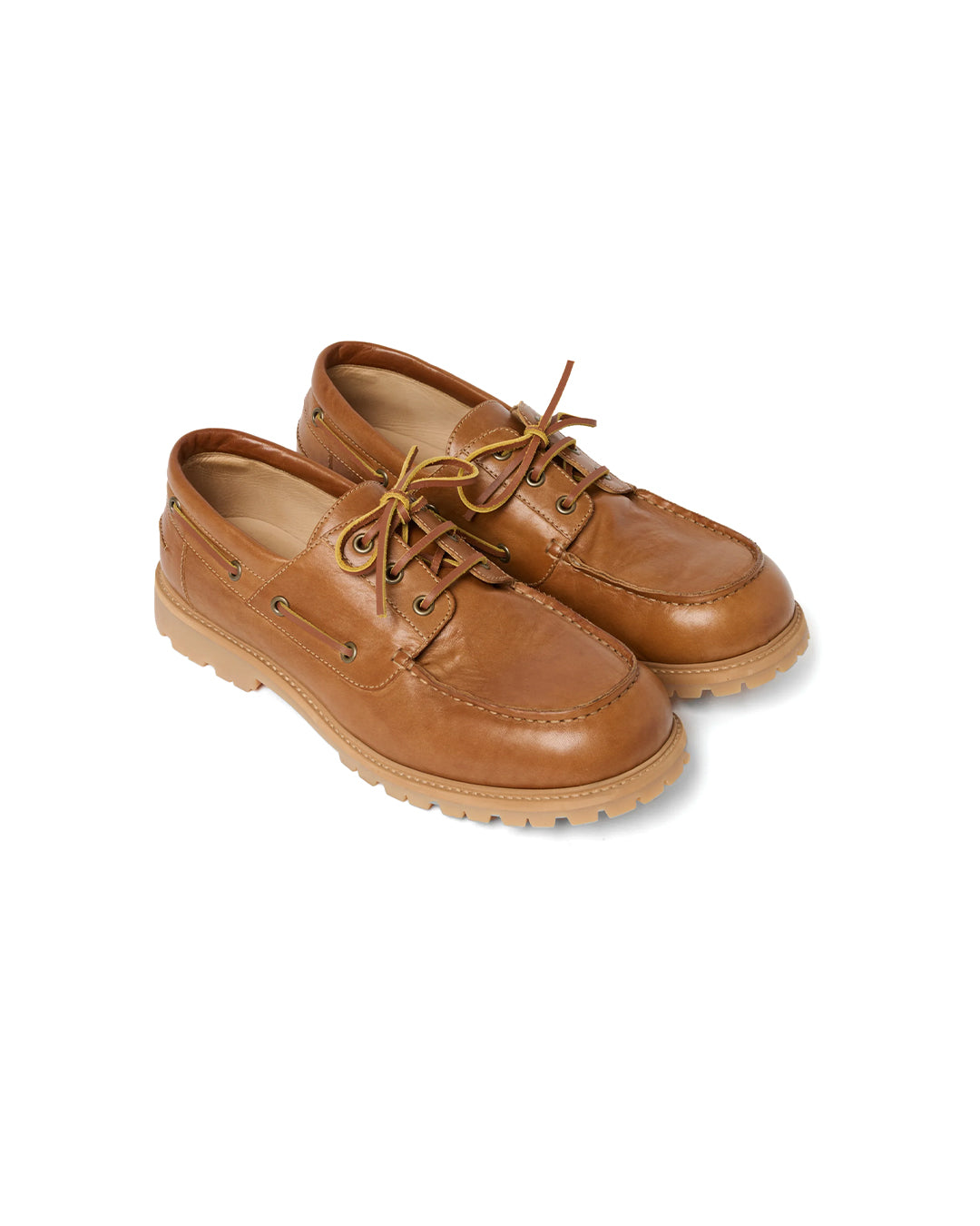 Sand Guston Lace Up Boat Shoe