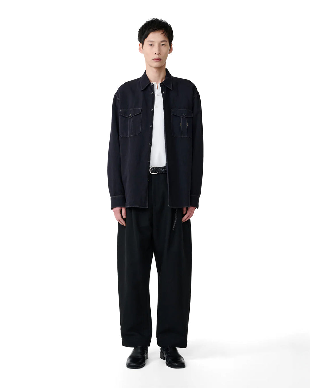 Black Grape Louro Utility Pocket Shirt