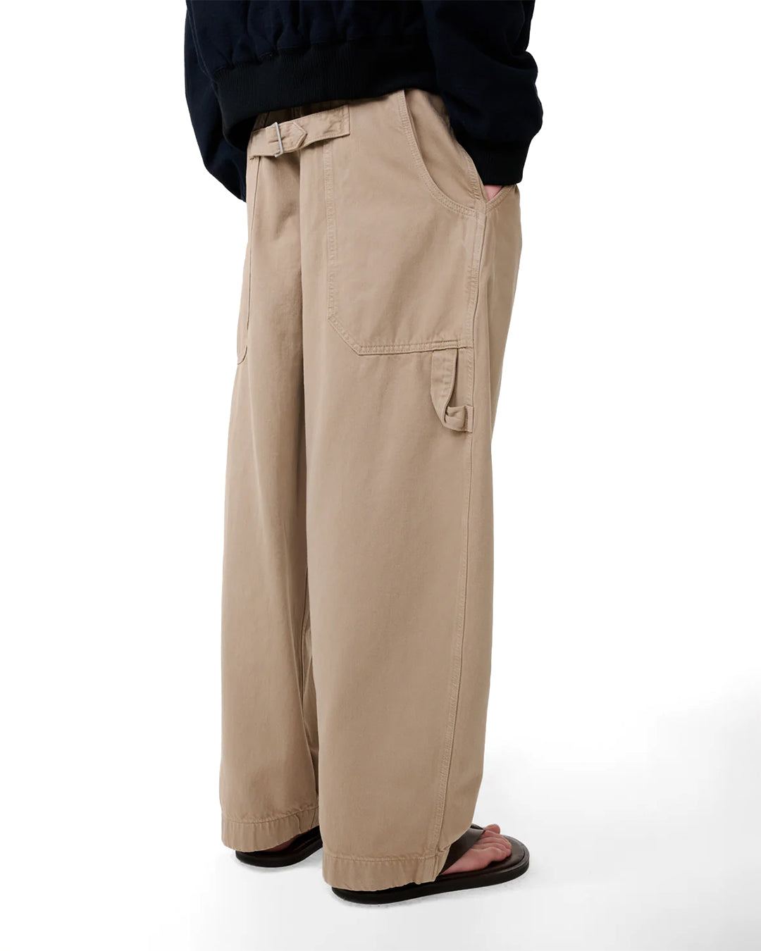 Parcel Bridges Pleated Carpenter Pant