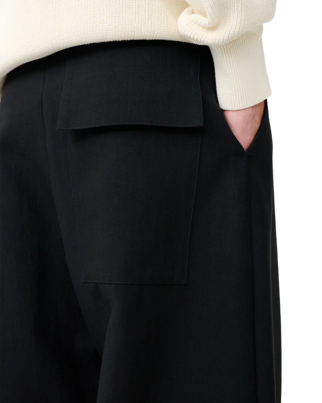 Black Ellis Pocket Carpenter Pant