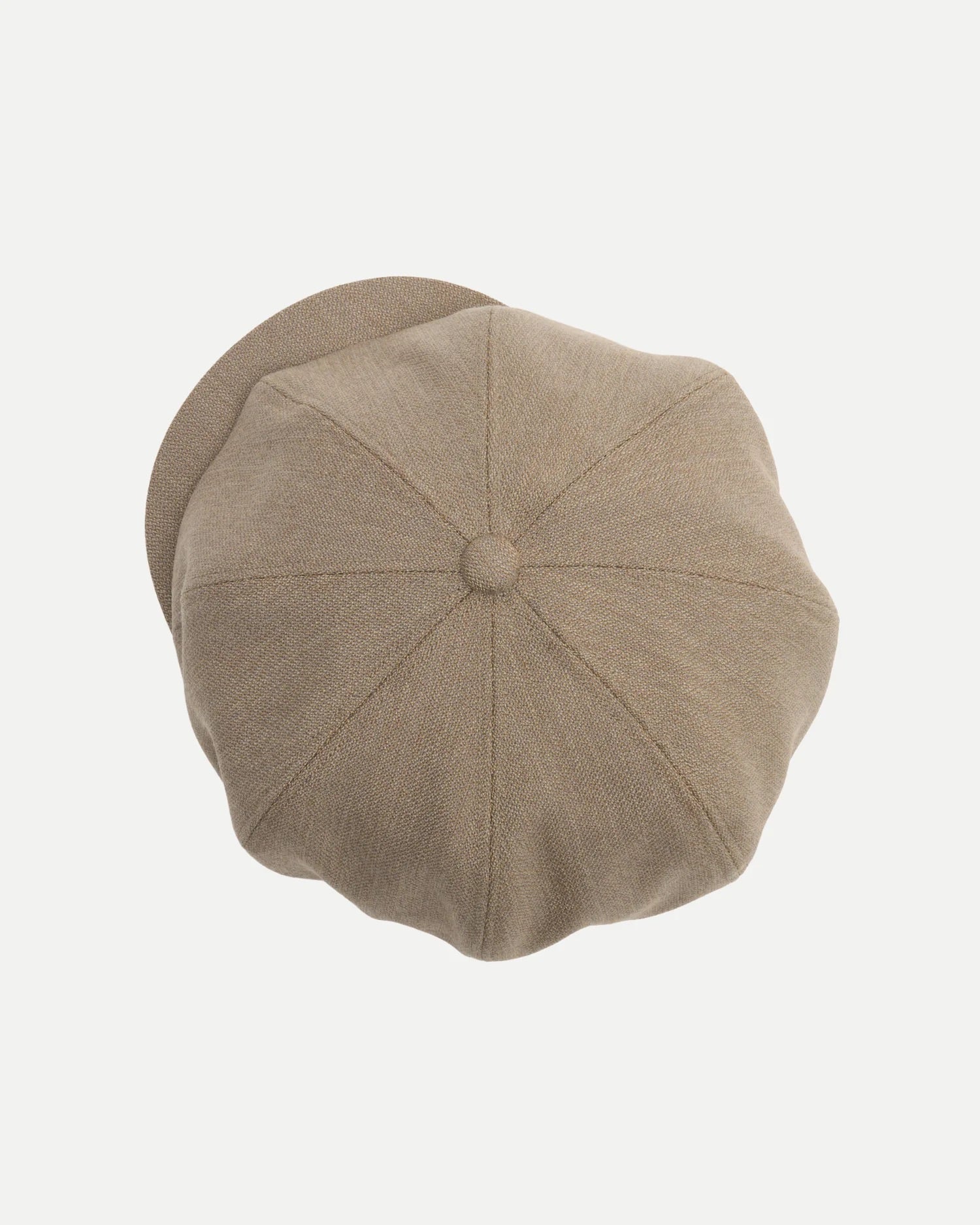 Melange Beige Wool Lot.006 Newsboy Cap
