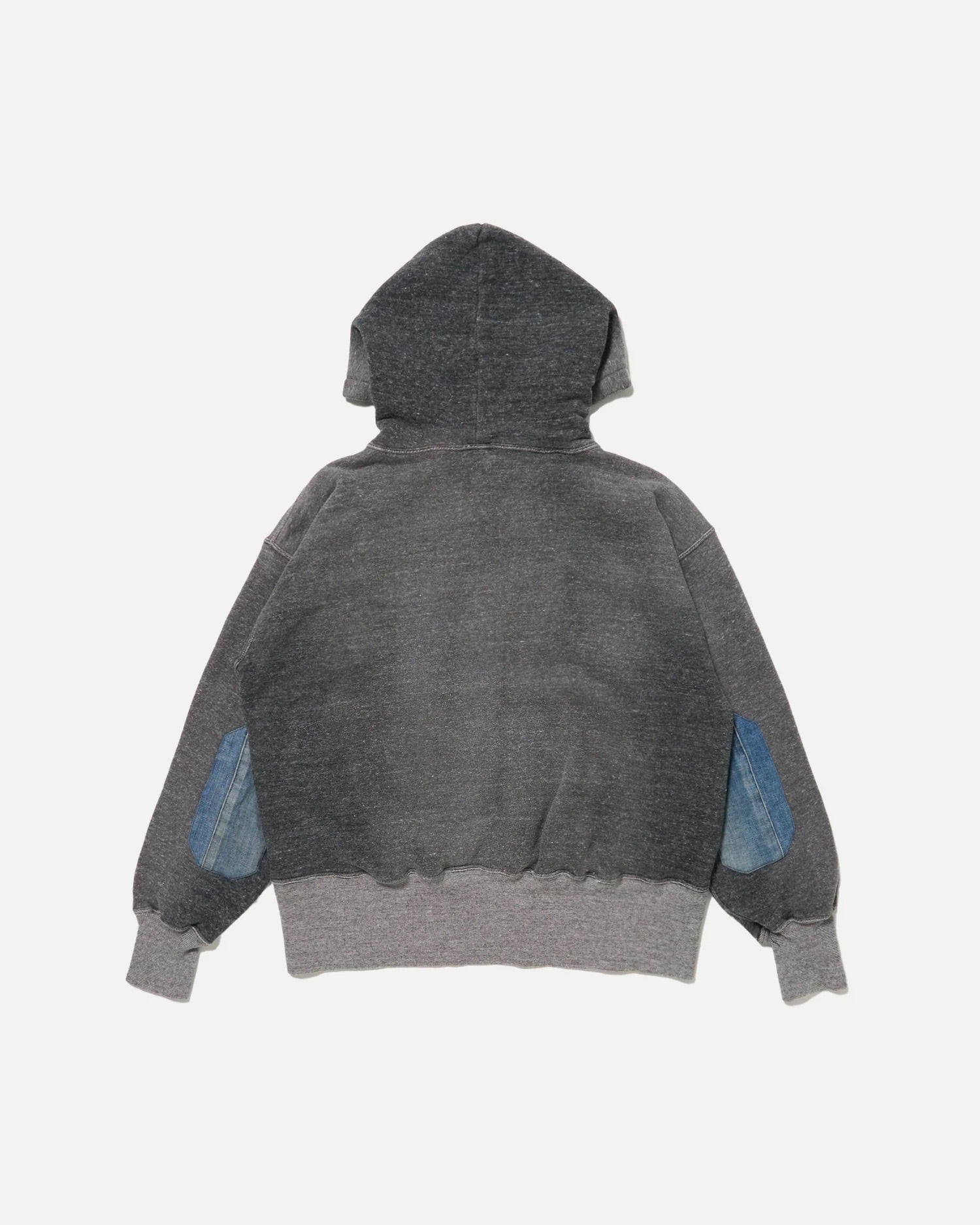 Bleached Heather Gray Lot.606 Hooded Shirt