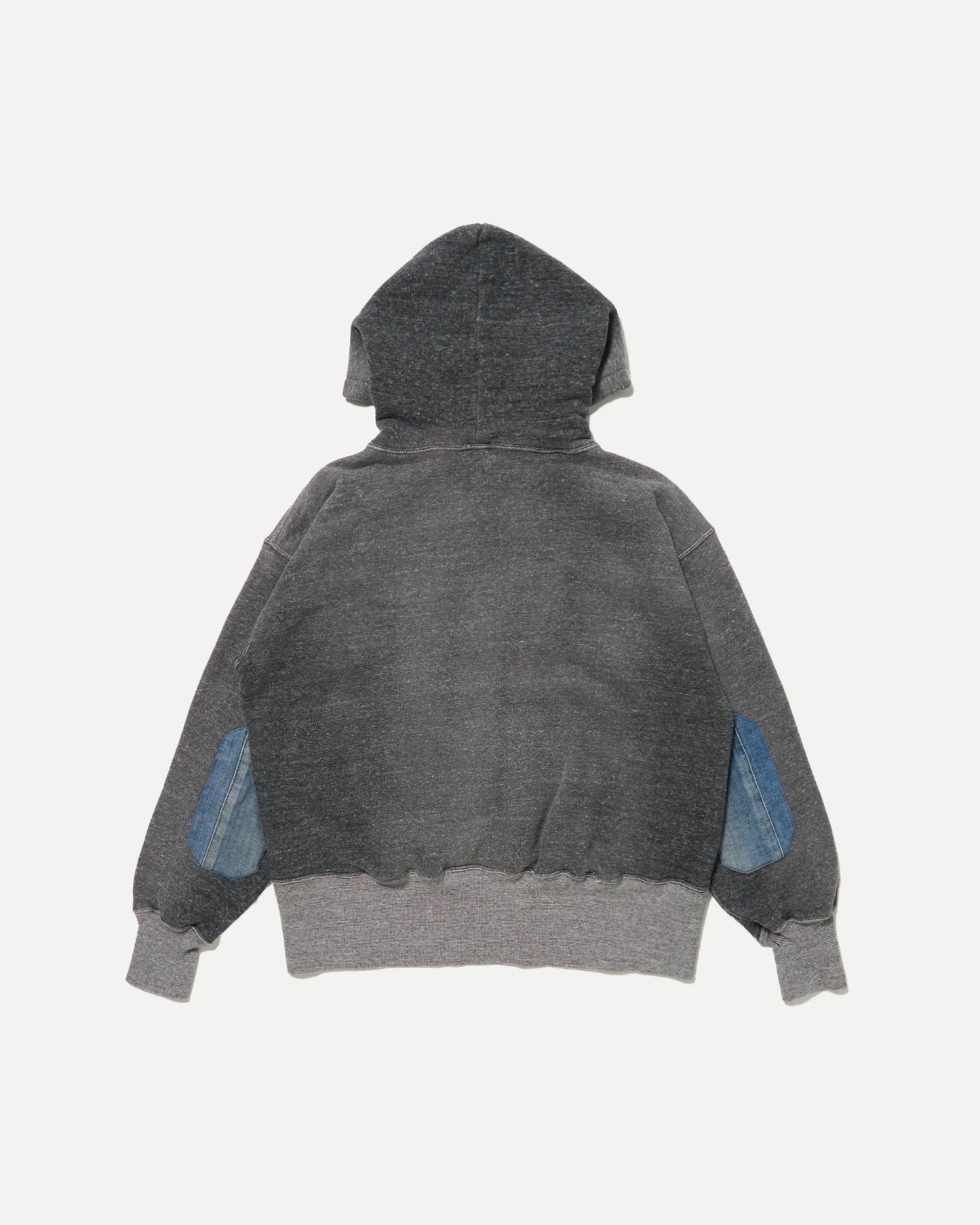 Bleached Heather Gray Lot.606 Hooded Shirt