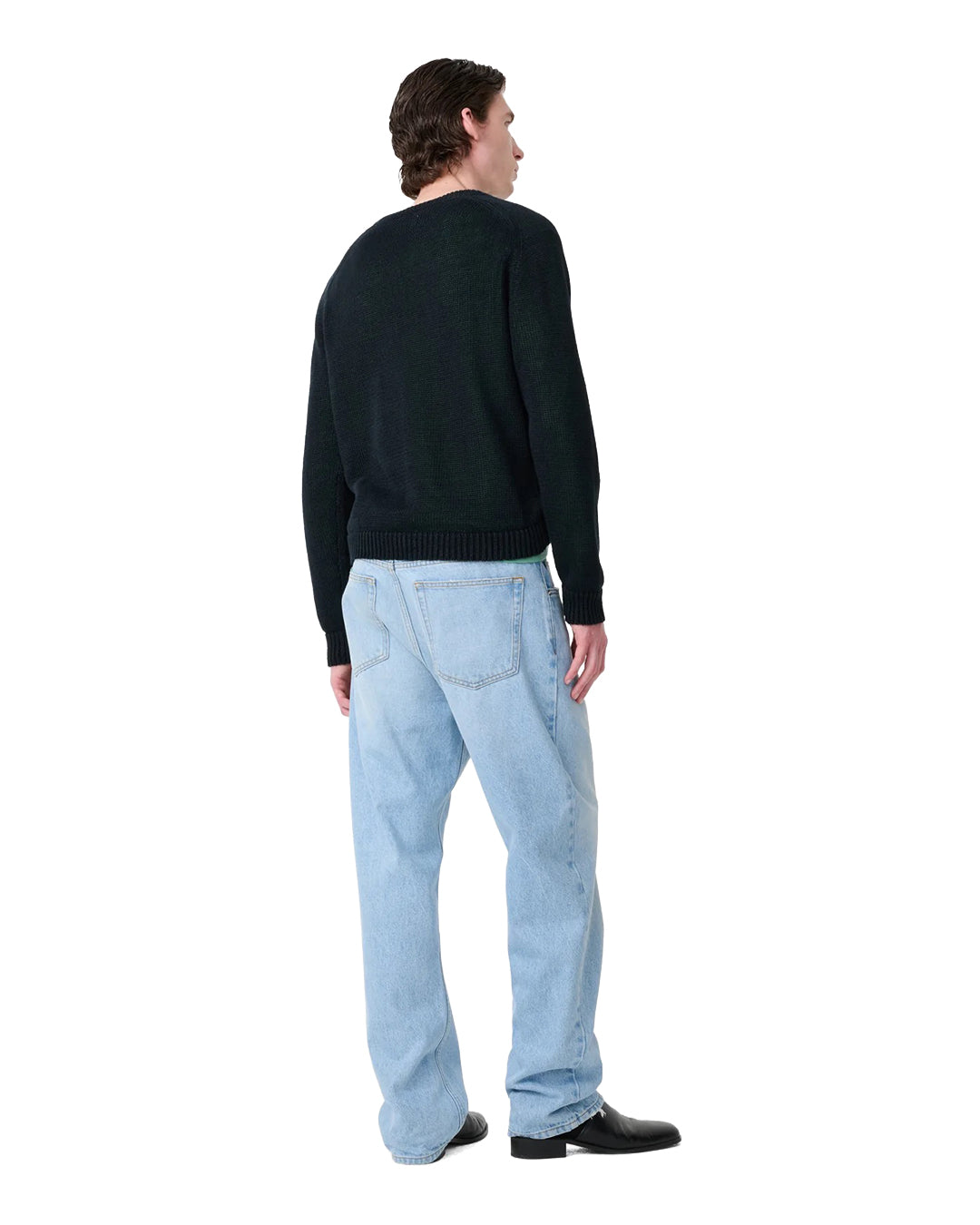 Bleached Wash 14OZ Denim Riso 90's Jean