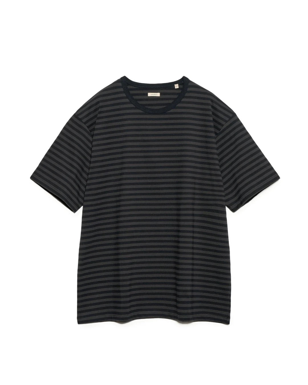 Charcoal COOLMAX Stripe Jersey Tee
