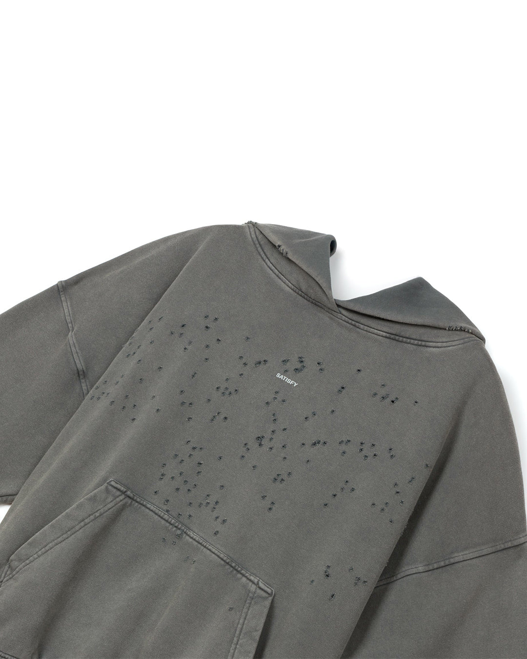 Faded Black MothTech Hoodie