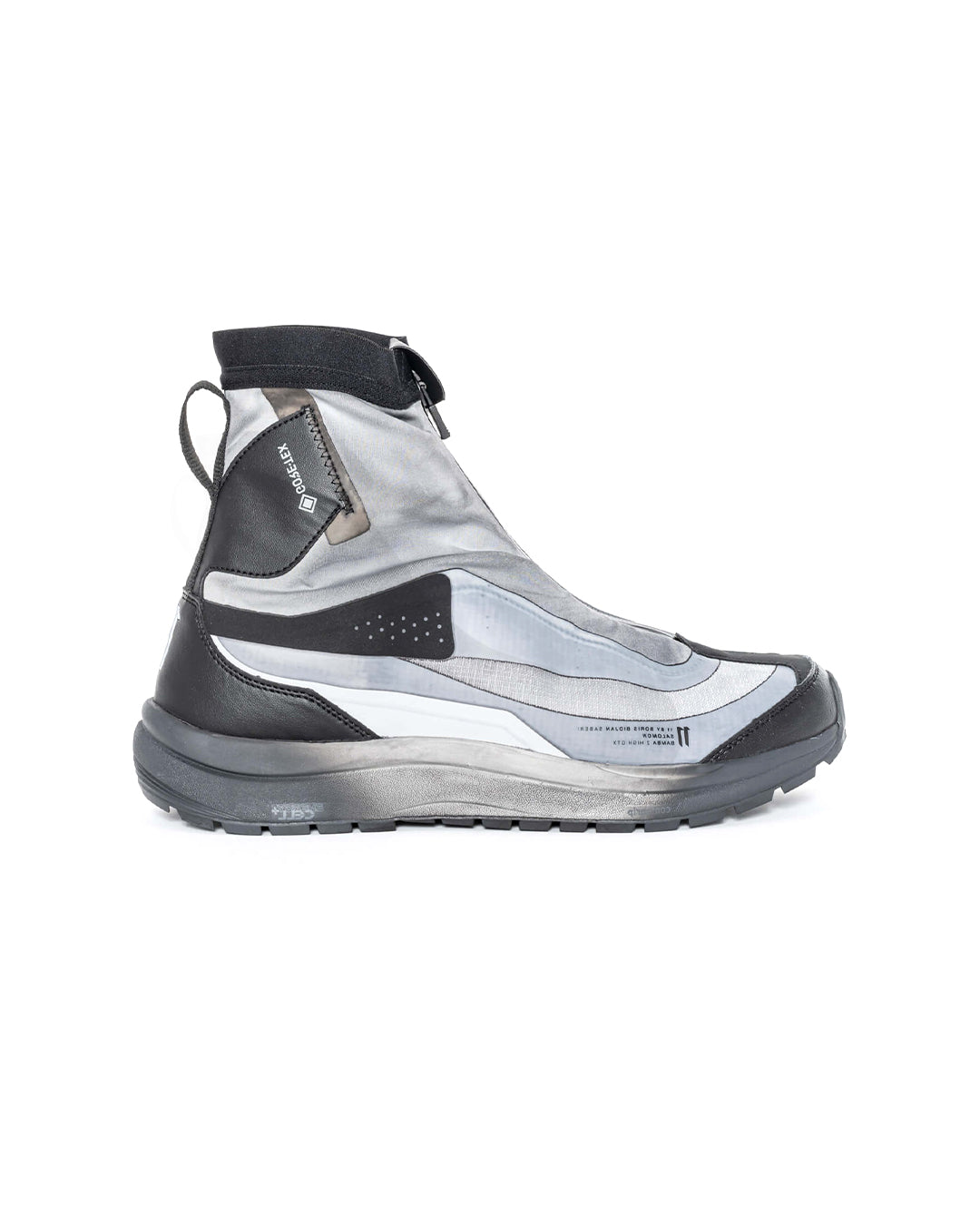 11 BY BORIS BIDJAN SABERI x SALOMON  Light Grey Bamba2 GTX High Sneakers