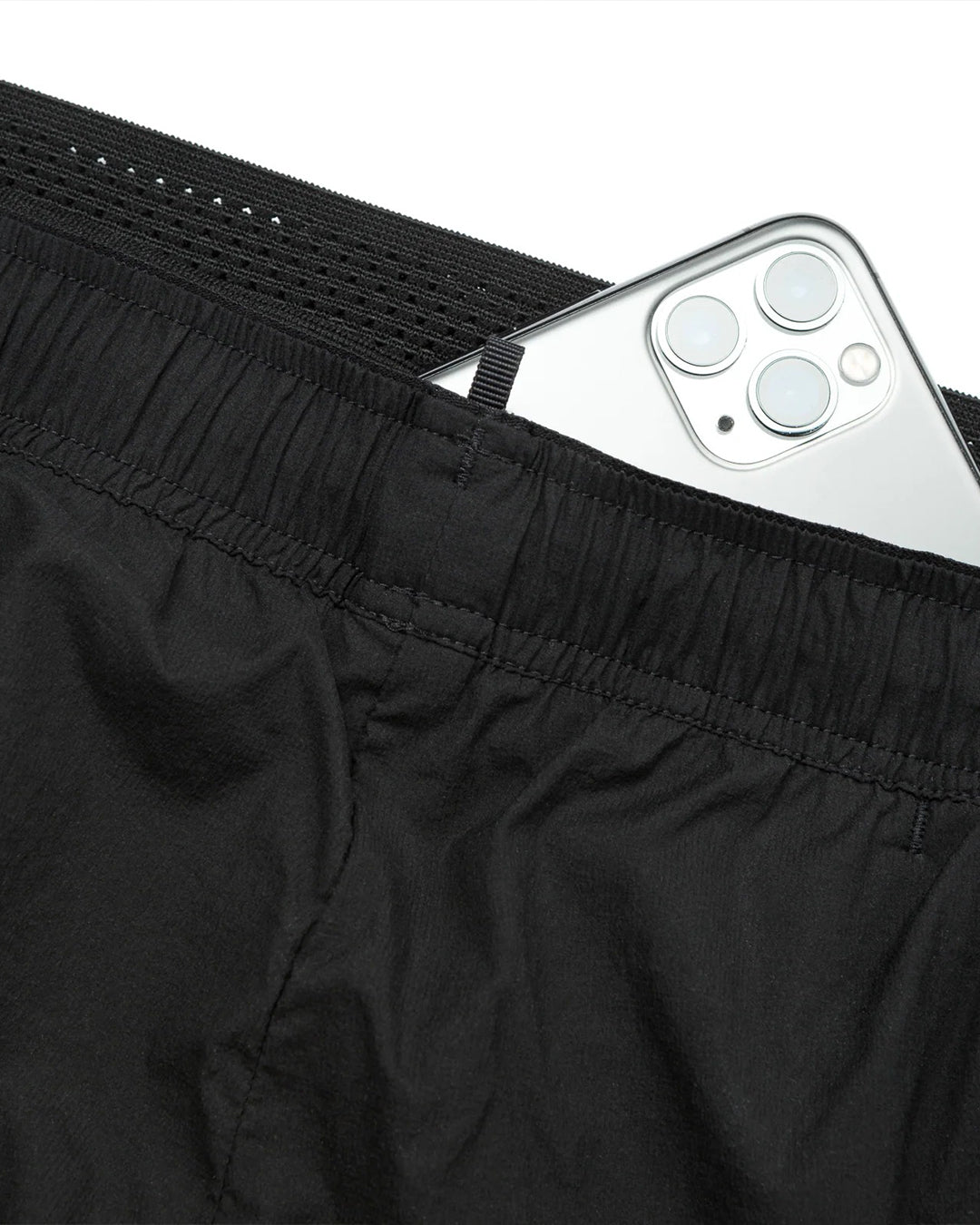 Black Rippy Cordura 8" Trail Shorts