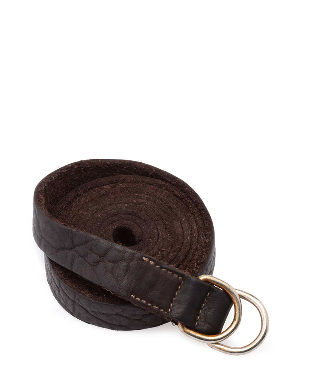 Dark Brown Bison Leather BLT17 Belt
