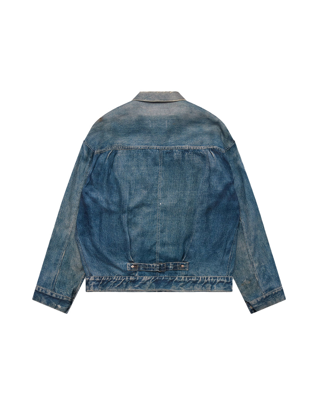 Indigo Linen Oxford Transfer Printed BerBerJin Levi's Jacket