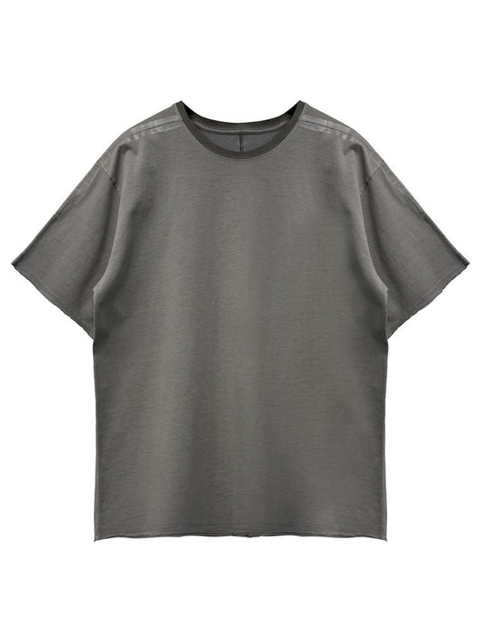 Earth Gray Taped Dyed T-Shirt