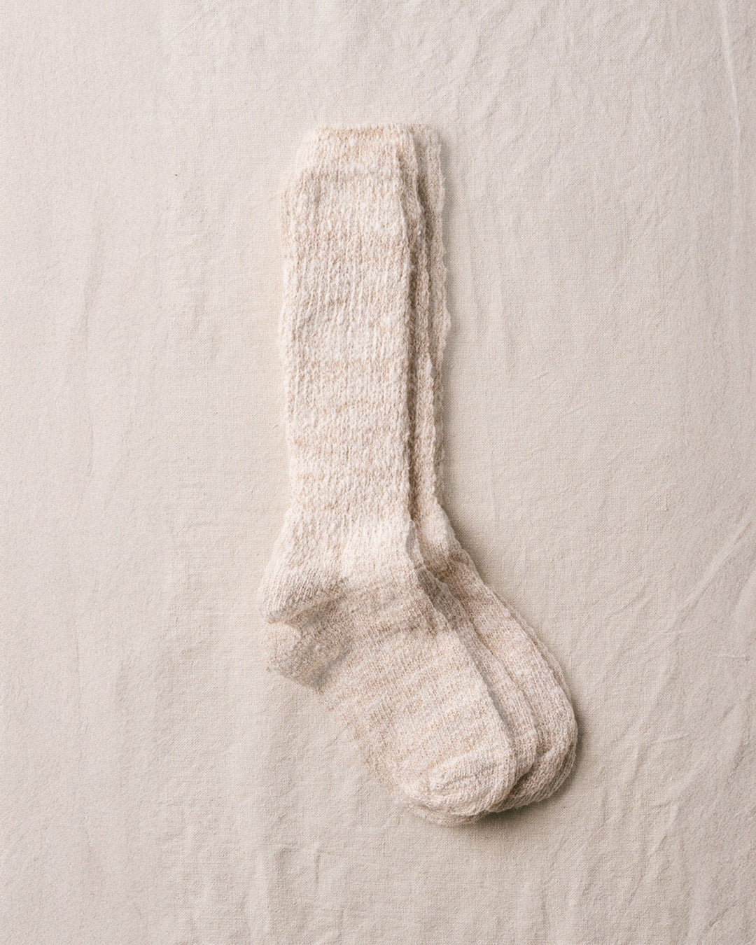 Natural Garabou Organic Cotton Slipper Socks