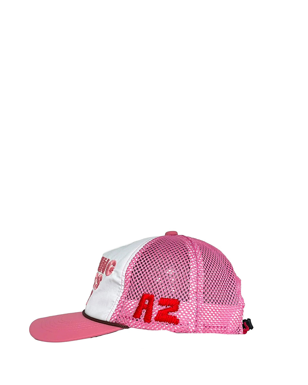 Pink "RUNNING LOVES YOU" Trucker Hat