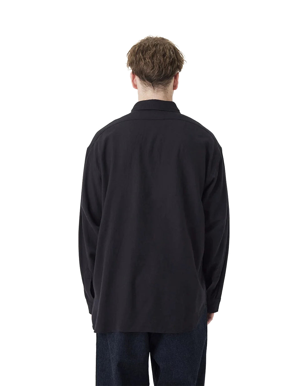 Black Wool CPO Shirt