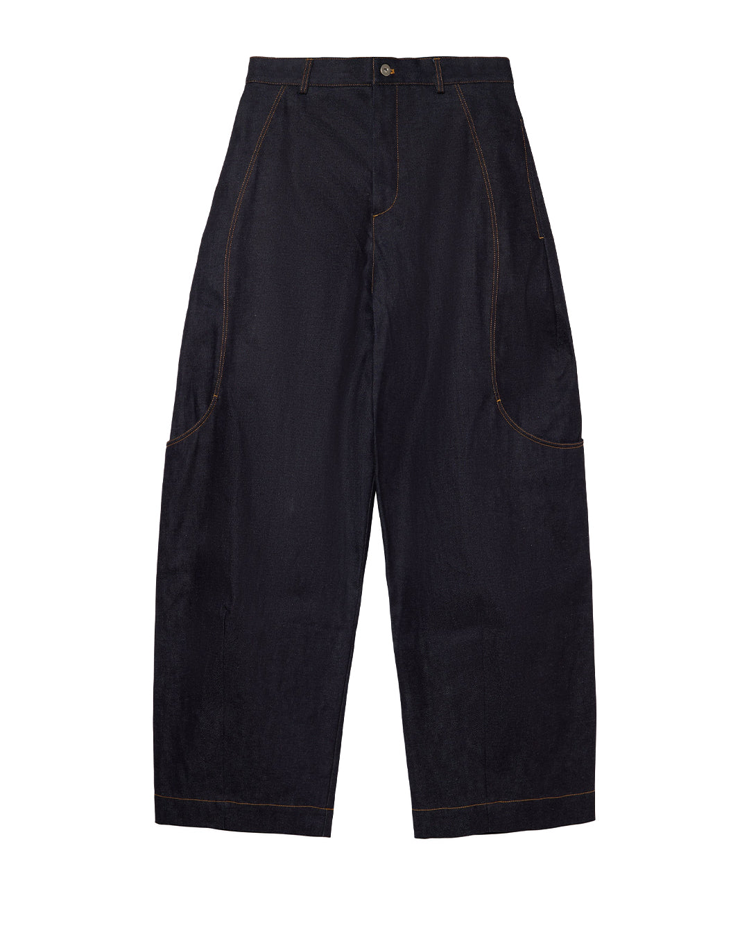 Raw Indigo Denim Malay Trousers
