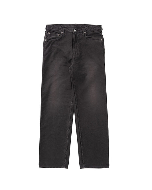 Black Cotton Fluxus 03 Wide G.Cords Pants
