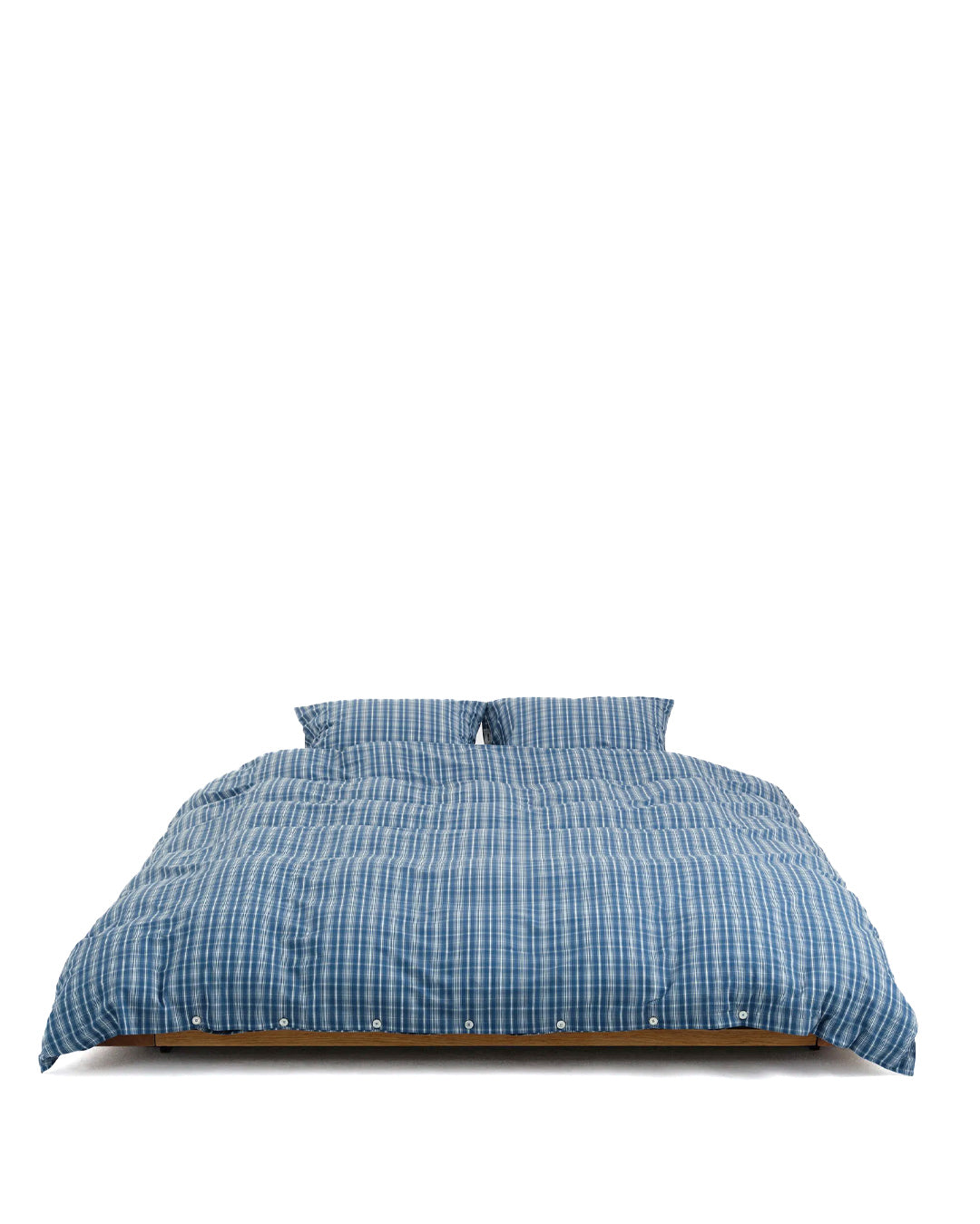 Douglas Checks Percale Duvet Cover