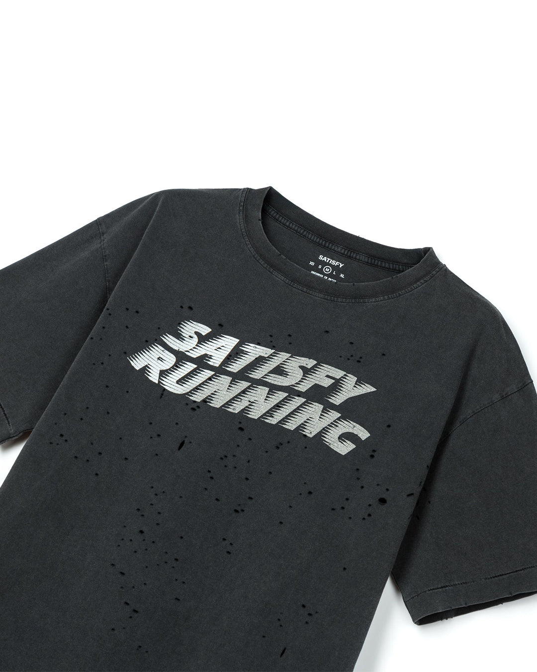 Aged Black Pochoir MothTech T-Shirt