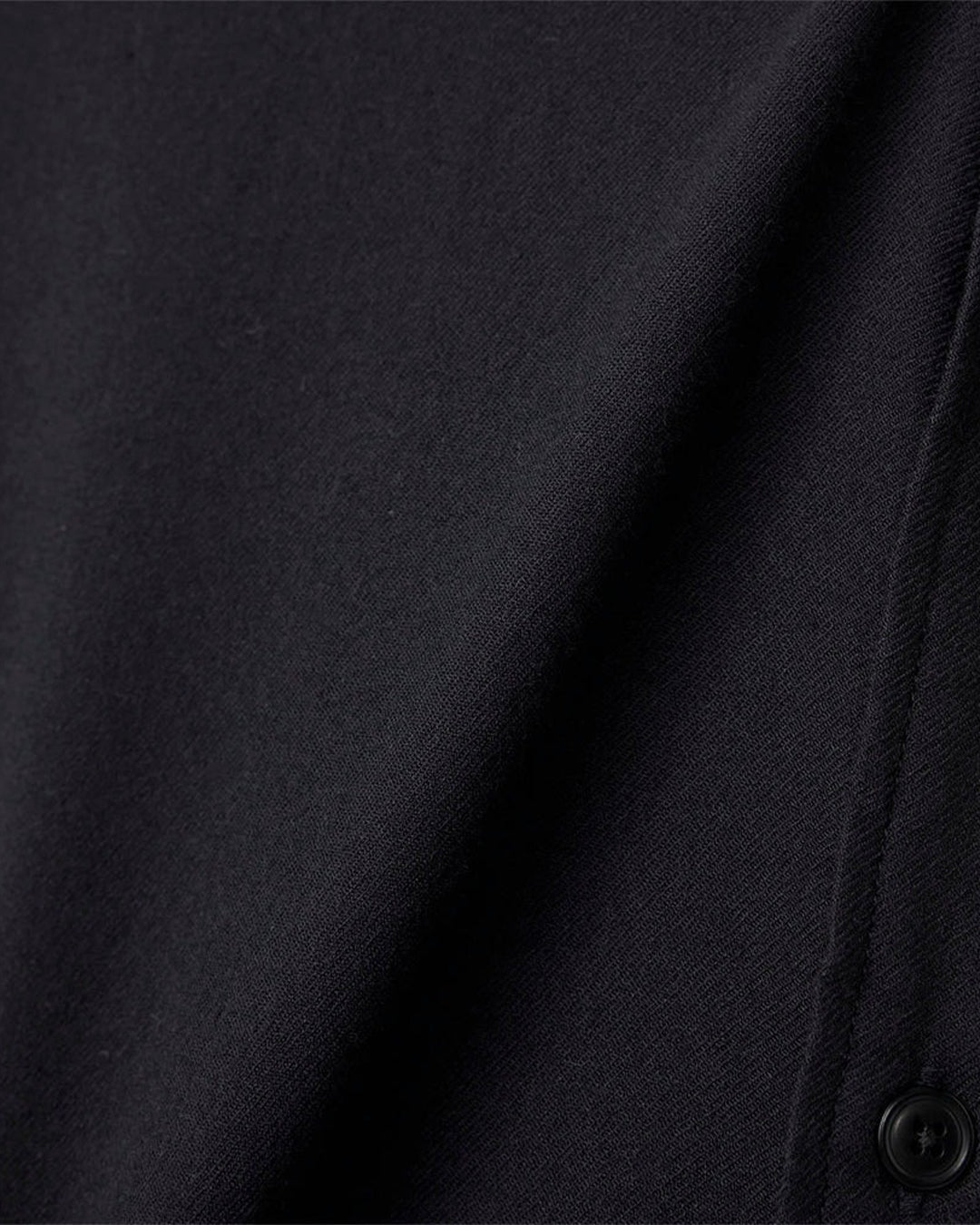 Black Wool CPO Shirt