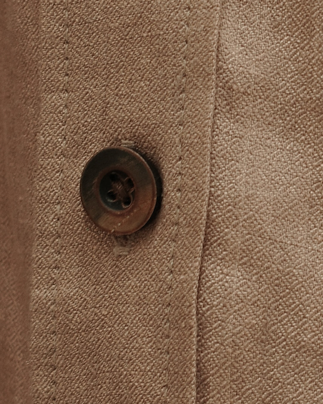 Powder Fine Linen Argyle Easy Shirt