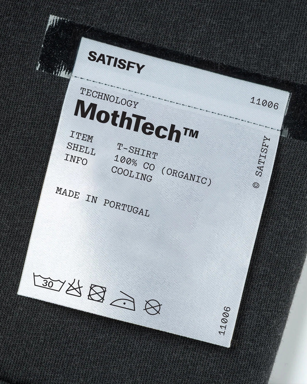 Aged Black Pochoir MothTech T-Shirt